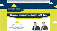 Desktop Screenshot of pirineoscasa.com